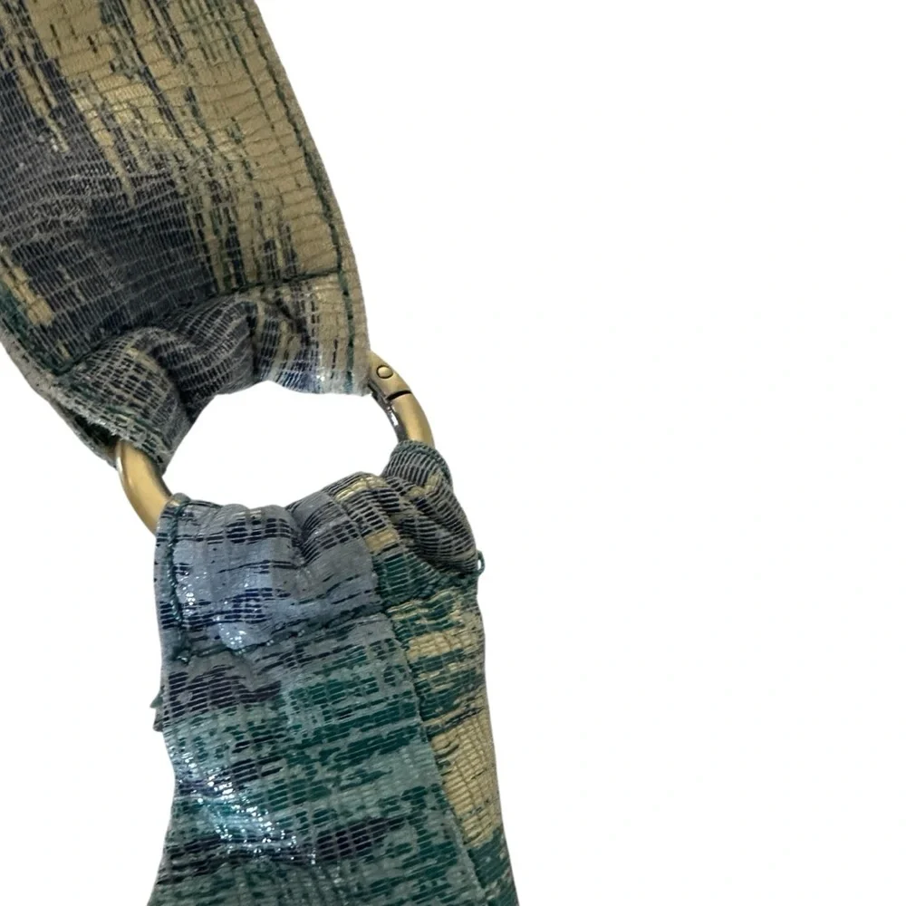 Hobo International Gardner Cracked Glass Leather‎ Shoulder Bag